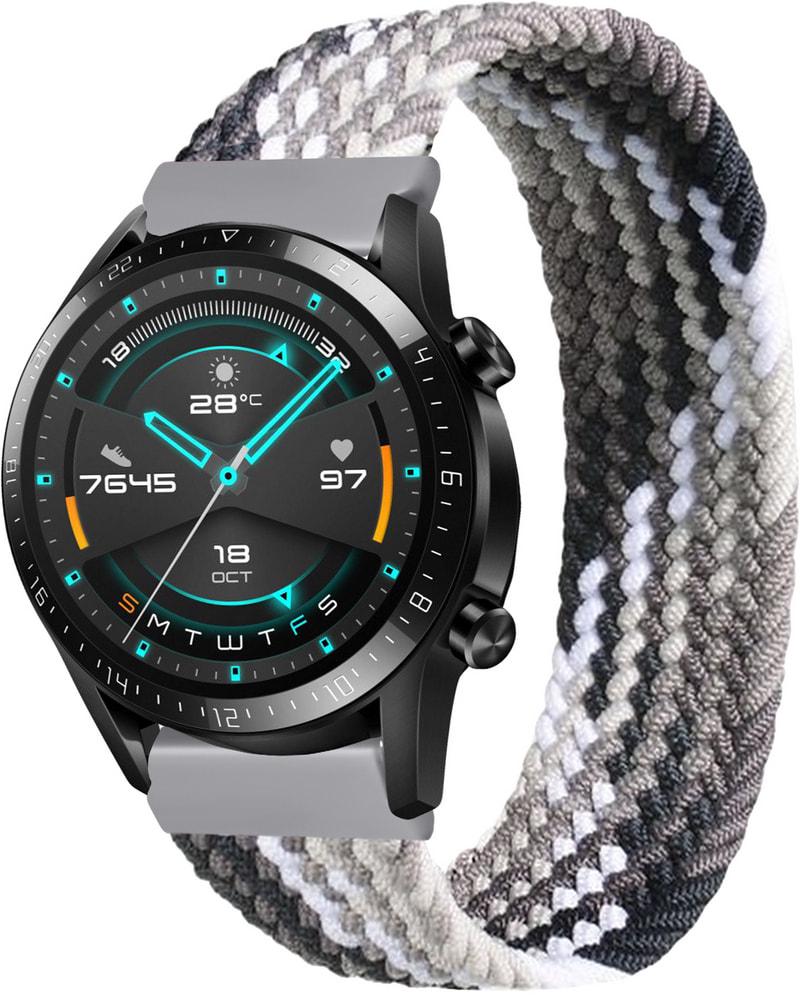 Ремінець Solo Loop Multi для Huawei Watch GT 2 46 мм (145 мм) Black Silver (33661-03)