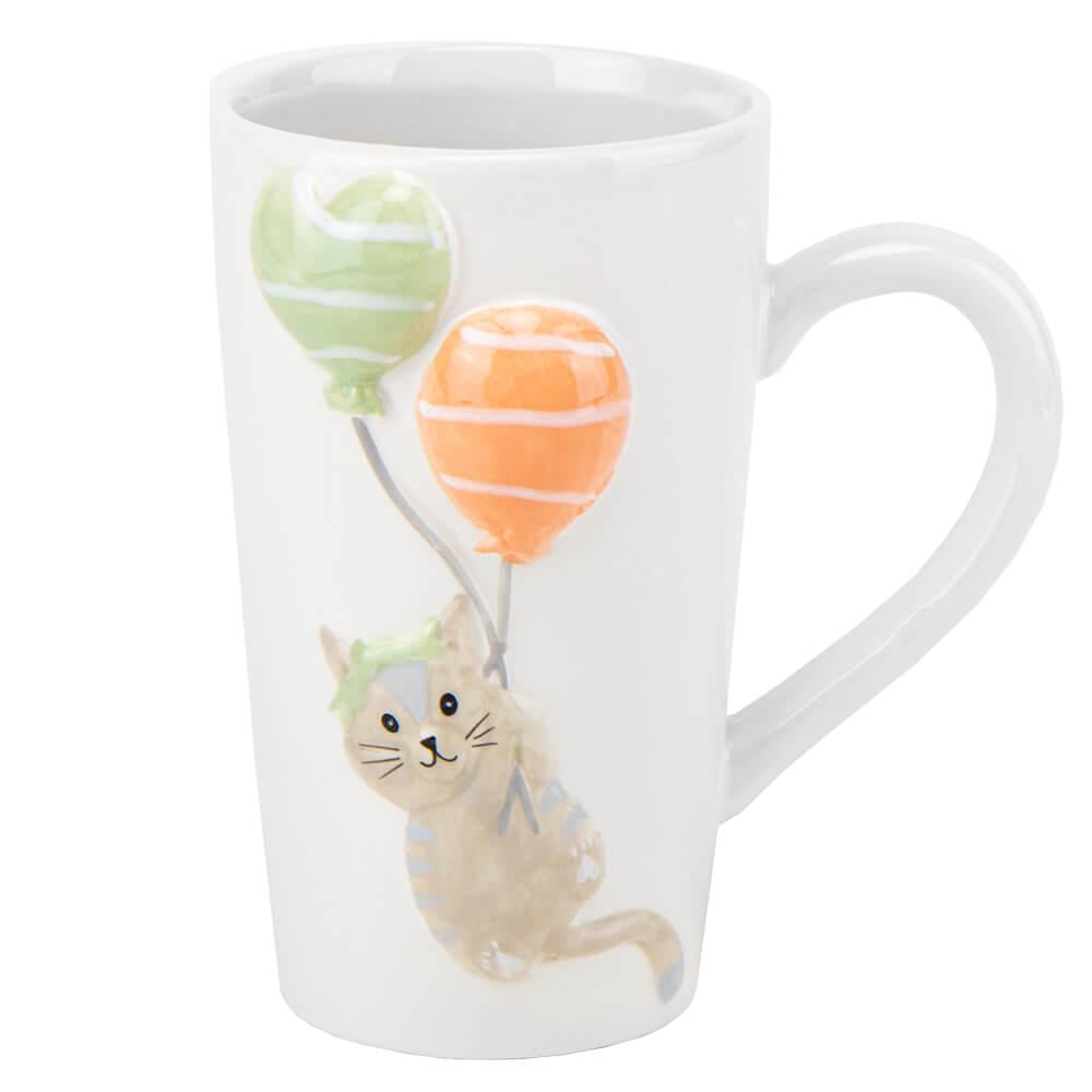 Кружка Кот на воздушном шаре 500 мл (4000-033)