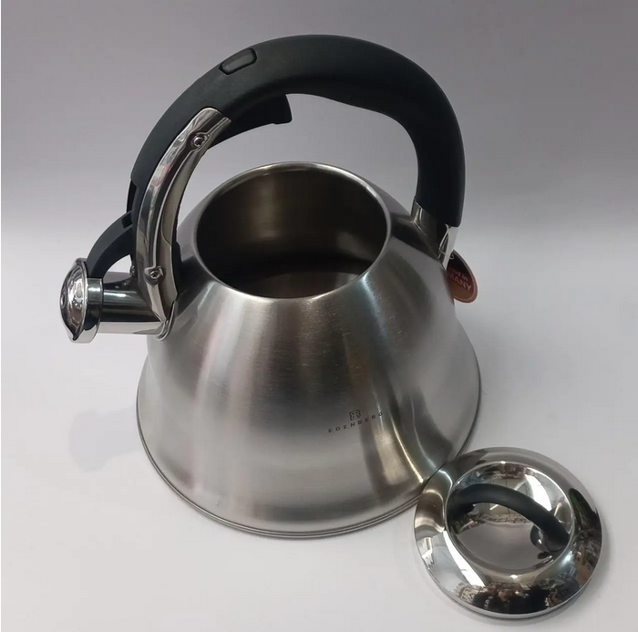 Чайник со свистком Edenberg из нержавеющей стали 3 л (EB-1977) - фото 3 Чайник со свистком Edenberg из нержавеющей стали 3 л (EB-1977) - фото 3
