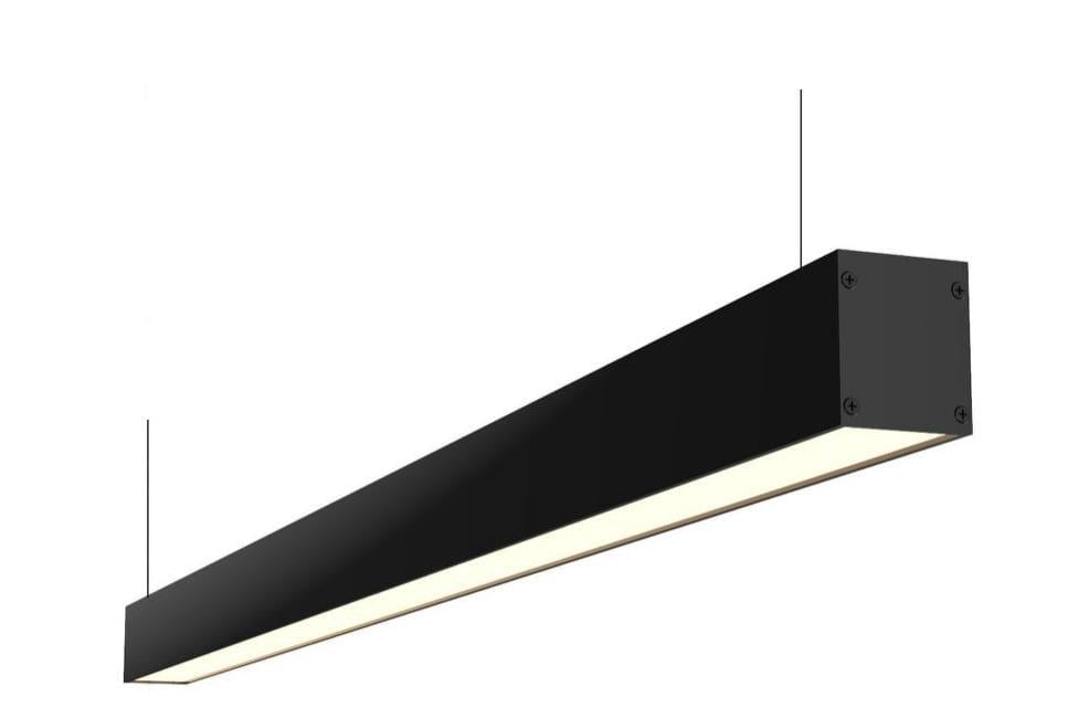 Светильник линейный подвесной Clear Light Verona-S cветодиодный 10 W 6500 K 300 мм Черный