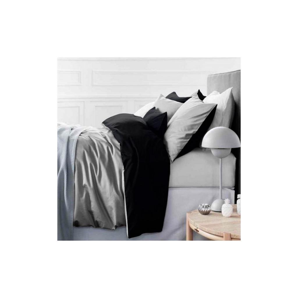 Комплект постельного белья MirSon Classic 0001+0055 Сатин 175х210 см двуспальный (2200000688491)