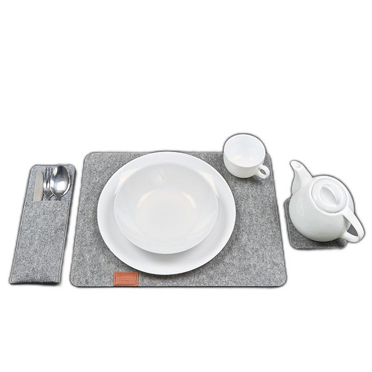 Набір для сервірування столу на 1 персону Світло-коричневий (A-028201) - фото 3