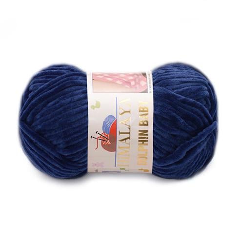 Пряжа велюровая Himalaya Dolphin Baby 80321 синий (2434) Пряжа велюровая Himalaya Dolphin Baby 80321 синий (2434)