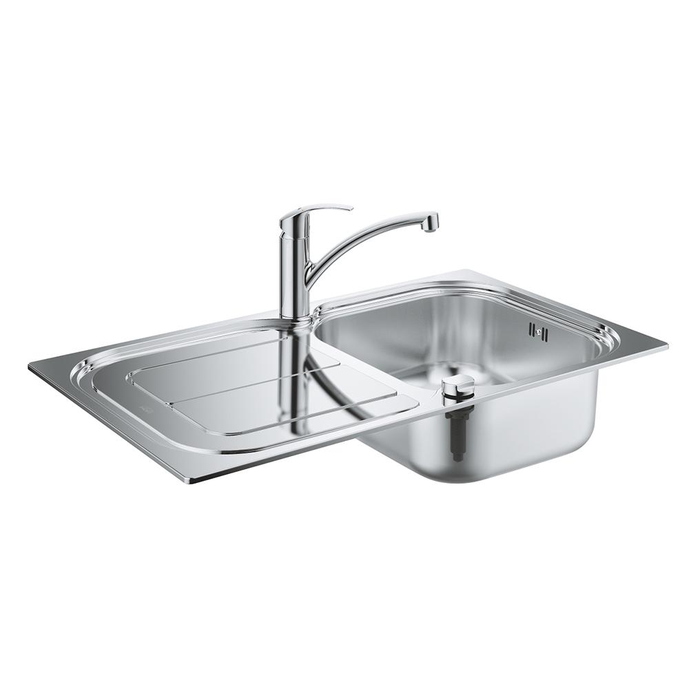 Мийка для кухні Grohe K300 Eurosmart 31565SD0 860x500 мм матова 1 мм (80105)