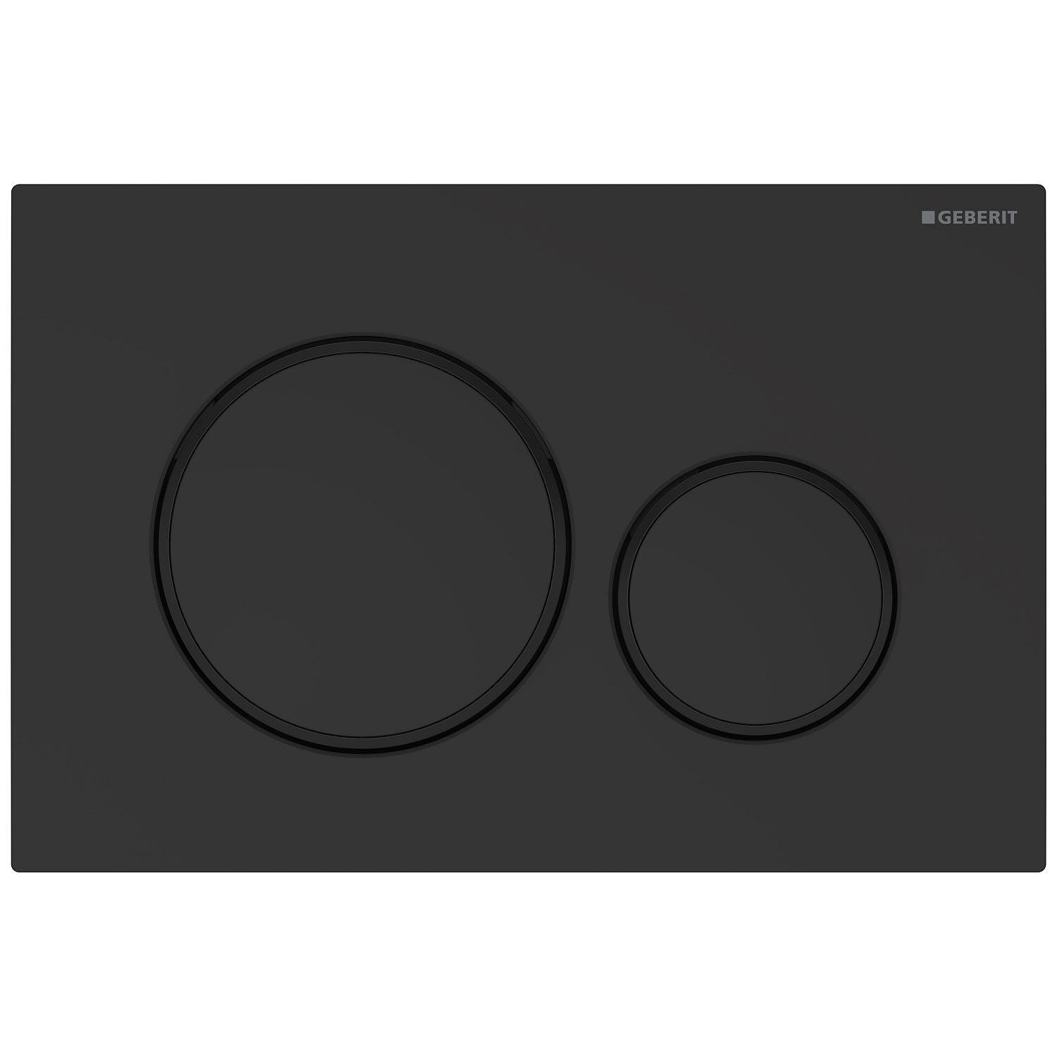 Кнопка слива для инсталляции Geberit Sigma20 115.882.16.1 матовая Черный (82769)