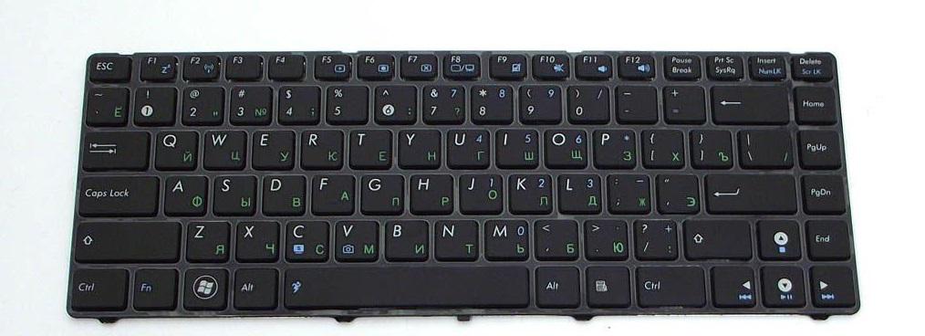 Клавиатура для ноутбука Asus A44 A44L матовая (04GNV62KRU00)