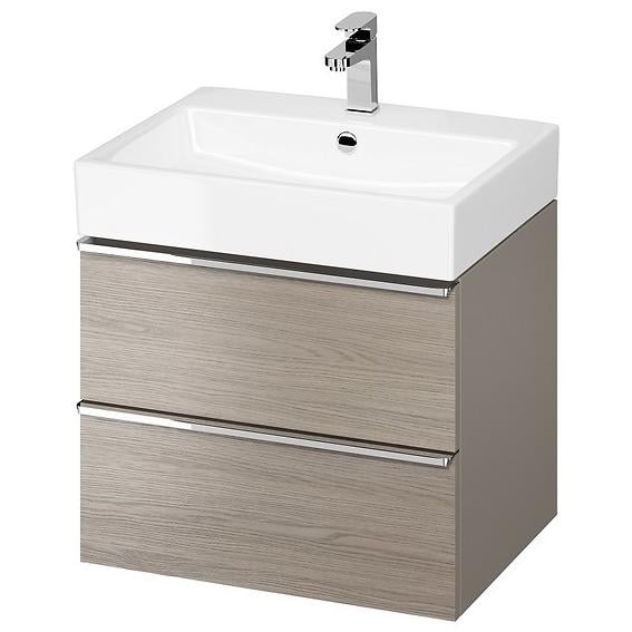 Тумба под умывальник подвесная Cersanit Virgo S522-020 59,4x50,1x42,7 см Серый (227162)