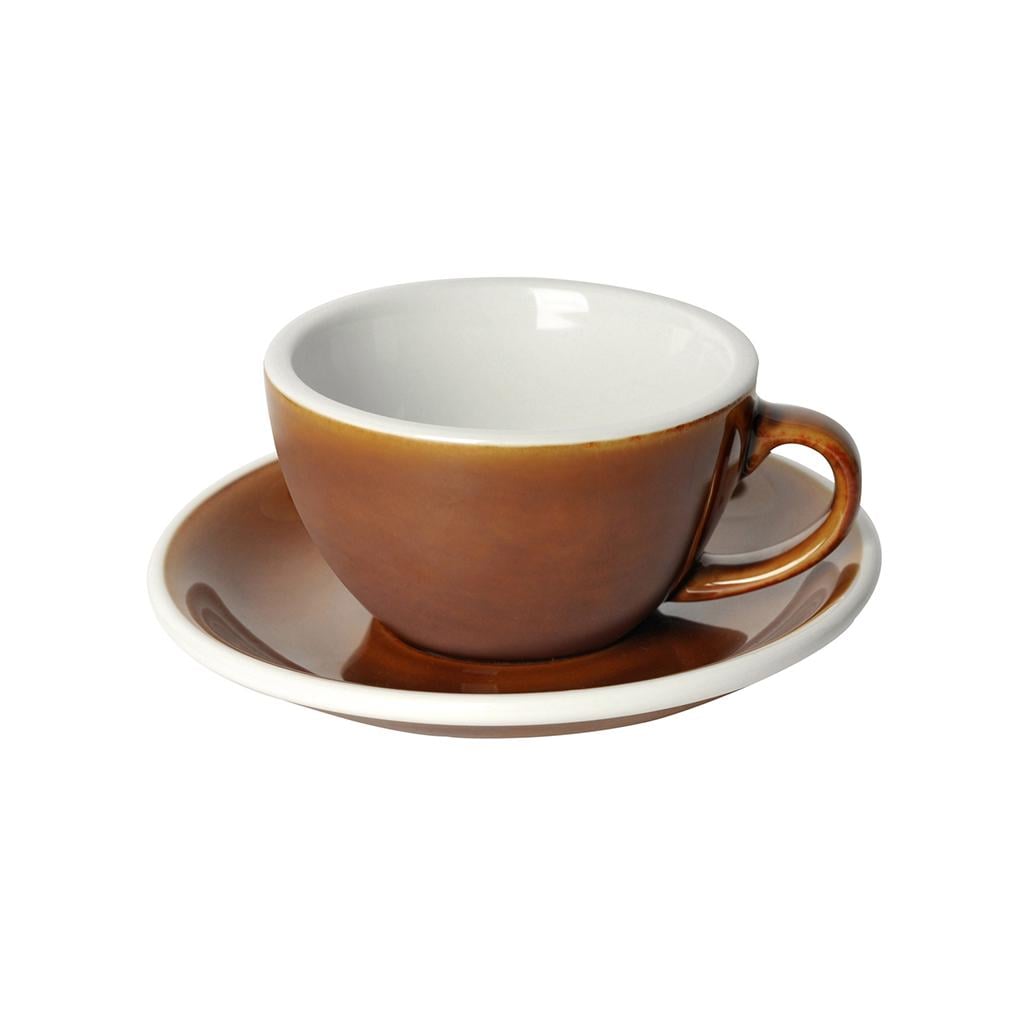 Набор Loveramics EGG Cappuccino Cup and Saucer чашка и блюдце 200 мл Potters Colours Карамель Набор Loveramics EGG Cappuccino Cup and Saucer чашка и блюдце 200 мл Potters Colours Карамель