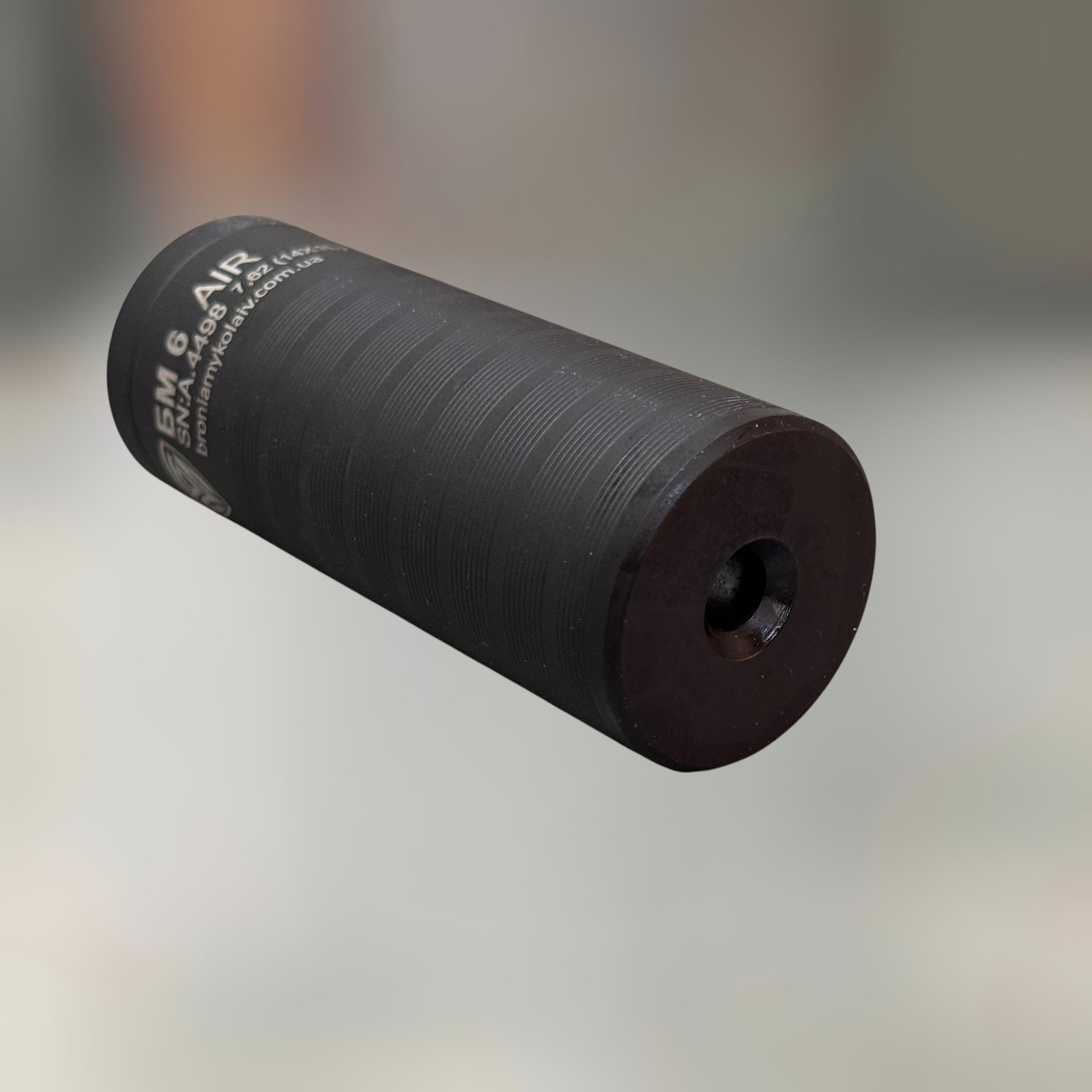 Глушитель боевой БМ6 AIR 7.62 14x1L саундмодератор АК/АКС/АКМ/АКМС/CZ Bren 2 РПК-74 (246865)