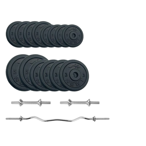 Штанга та гантелі металеві Newt Gym Set-W Home 43 кг