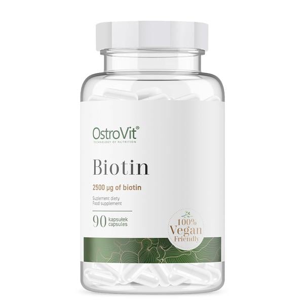 Витамин B для спорта OstroVit Biotin 90 Caps