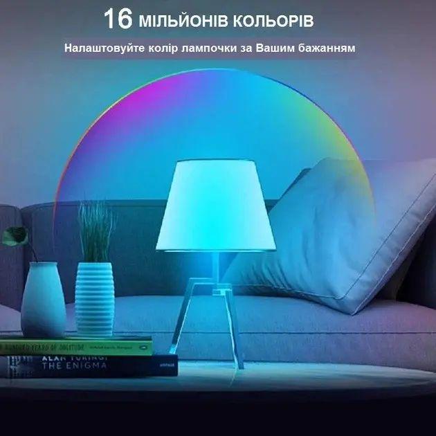 Лампочка умная светодиодная Tuya Smart LED WiFi E27 RGB Color 2700K-6500K 9W 900 Лм 110-230 В 802.11b/g/n PC Белый - фото 6 Лампочка умная светодиодная Tuya Smart LED WiFi E27 RGB Color 2700K-6500K 9W 900 Лм 110-230 В 802.11b/g/n PC Белый - фото 6