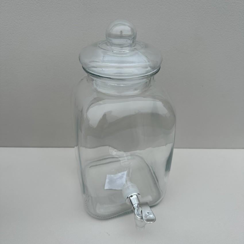 Лимонадник стеклянный S&T 9038-4 со стеклянной крышкой 5 л (2620792688) - фото 4