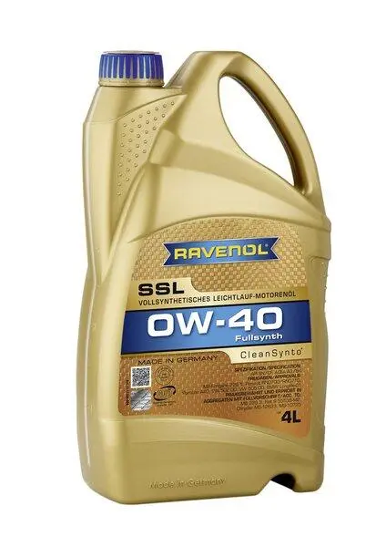 Моторное масло RAVENOL SSL 0W-40 4 л (1111108004)