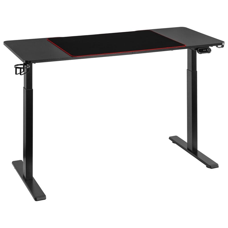 Комп'ютерний стіл геймерський Lumi GMD06-2 ергономічний електропривод/RGB-підсвічування 1400x600 мм (tf93)