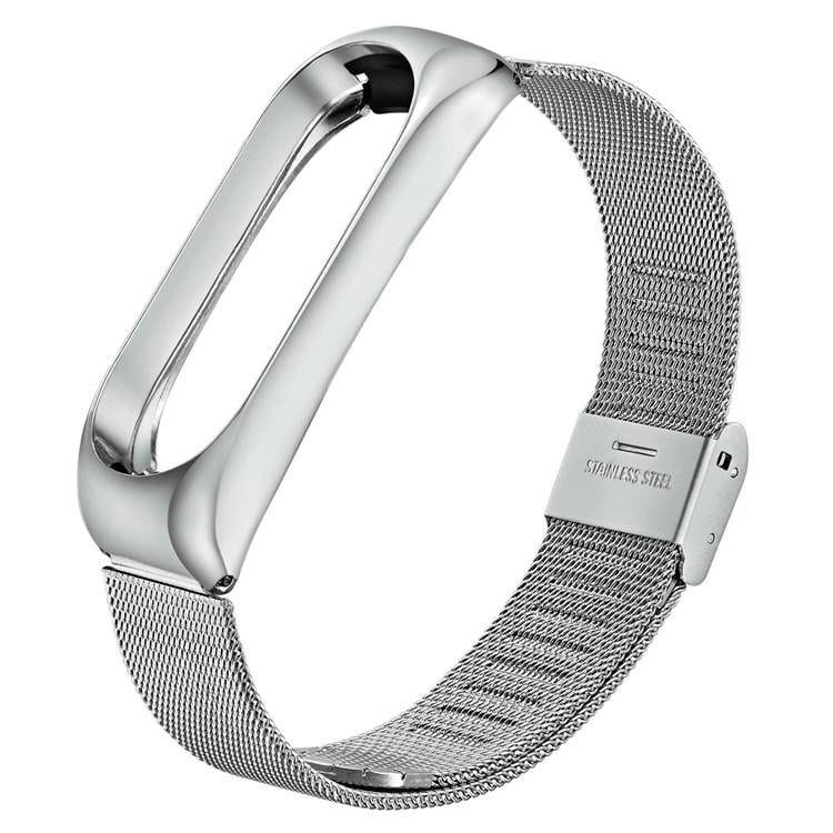 Ремешок Metal BeCover для Xiaomi Mi Band 3/4 Silver (704652)