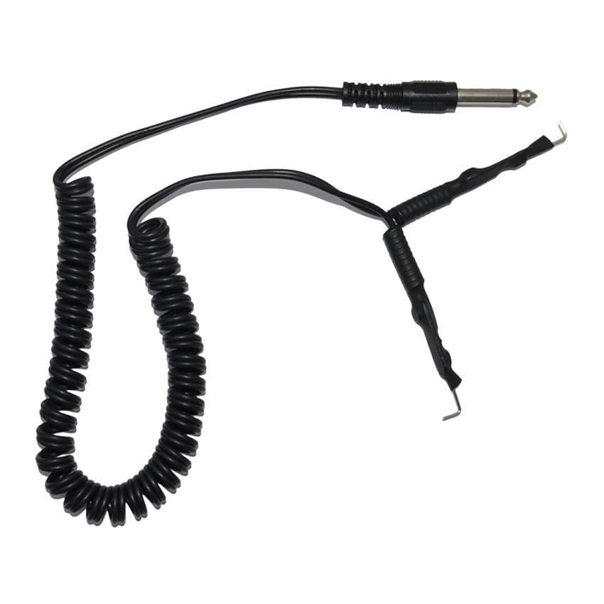 Клипкорд для тату машинки как телефонный провод Черный (CC2005)