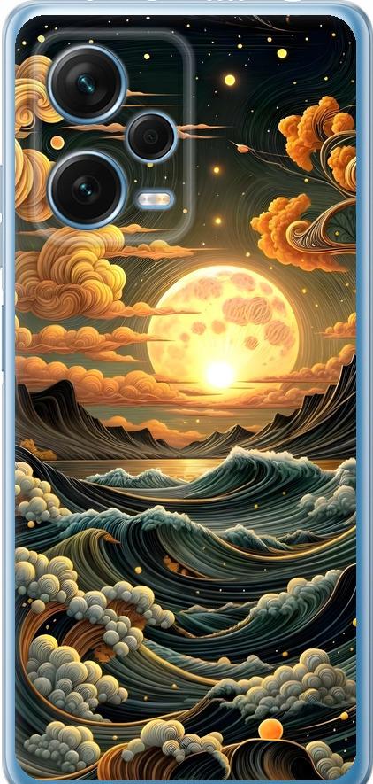 Чехол на Xiaomi Redmi Note 12 Pro+ 5G Арт волны (6332u-3612-42517) Чехол на Xiaomi Redmi Note 12 Pro+ 5G Арт волны (6332u-3612-42517)