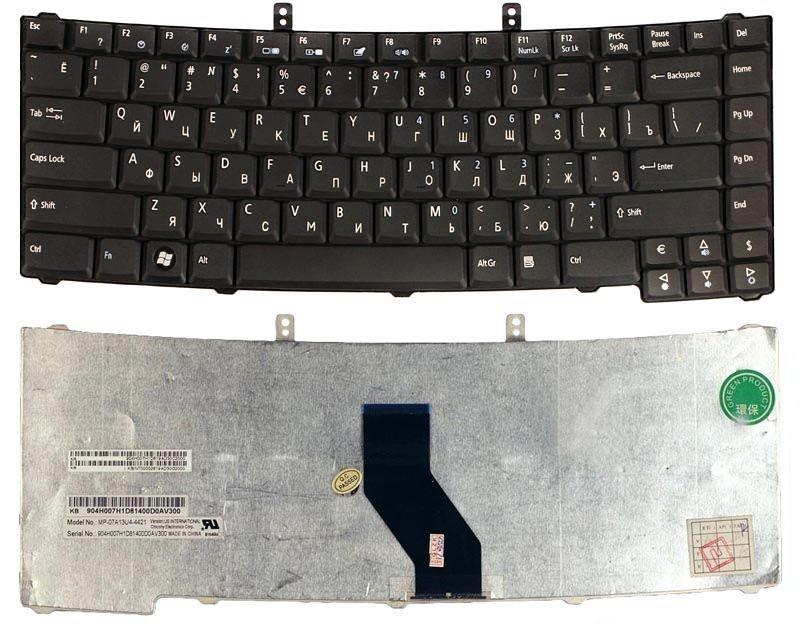 Клавиатура для ноутбука Acer Extensa 4120/4220/4230/4420/4620/4620Z/5120/5210/5220/5420/5430/5610/5620/5620G Black