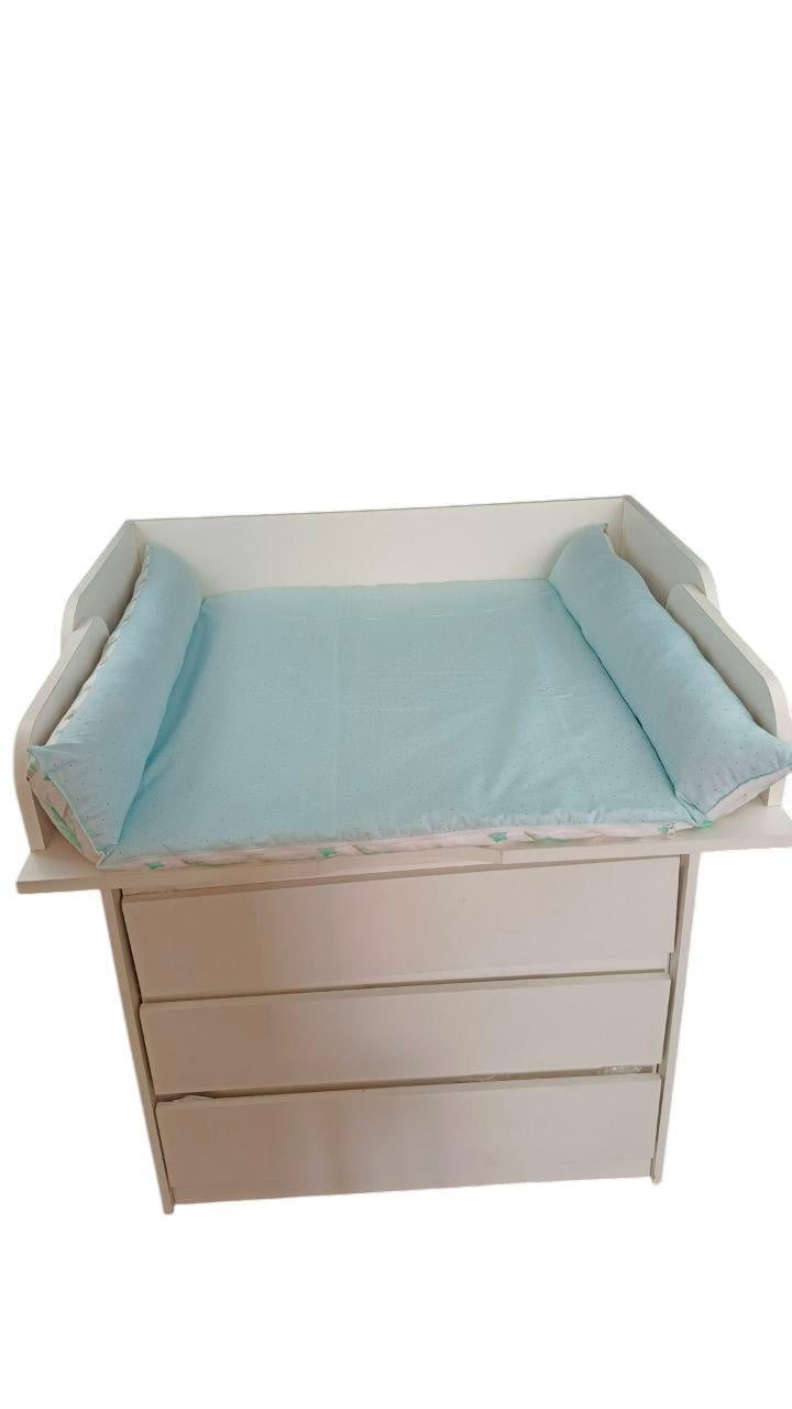 Пеленальный матрас двусторонний на детский комод с принтом Медвежата 90х70 см (1479) - фото 3 Пеленальный матрас двусторонний на детский комод с принтом Медвежата 90х70 см (1479) - фото 3