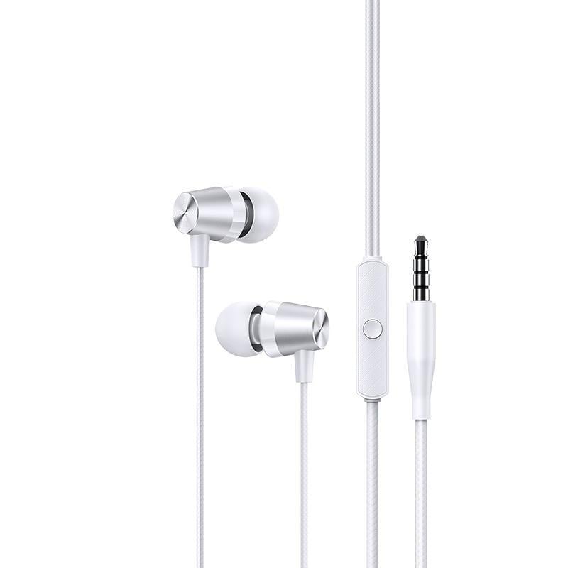 Наушники проводные Usams US-SJ475 3,5 мм In-ear 1,2 м Белый (609649)