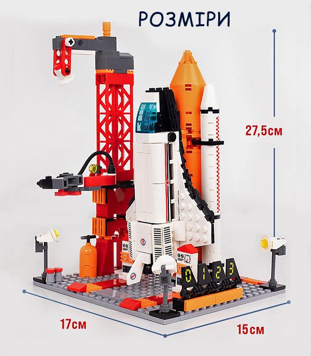 Конструктор Space Shuttle в пакеті на 521 деталь Космос Космічна станція (30268749) - фото 3 Конструктор Space Shuttle в пакеті на 521 деталь Космос Космічна станція (30268749) - фото 3