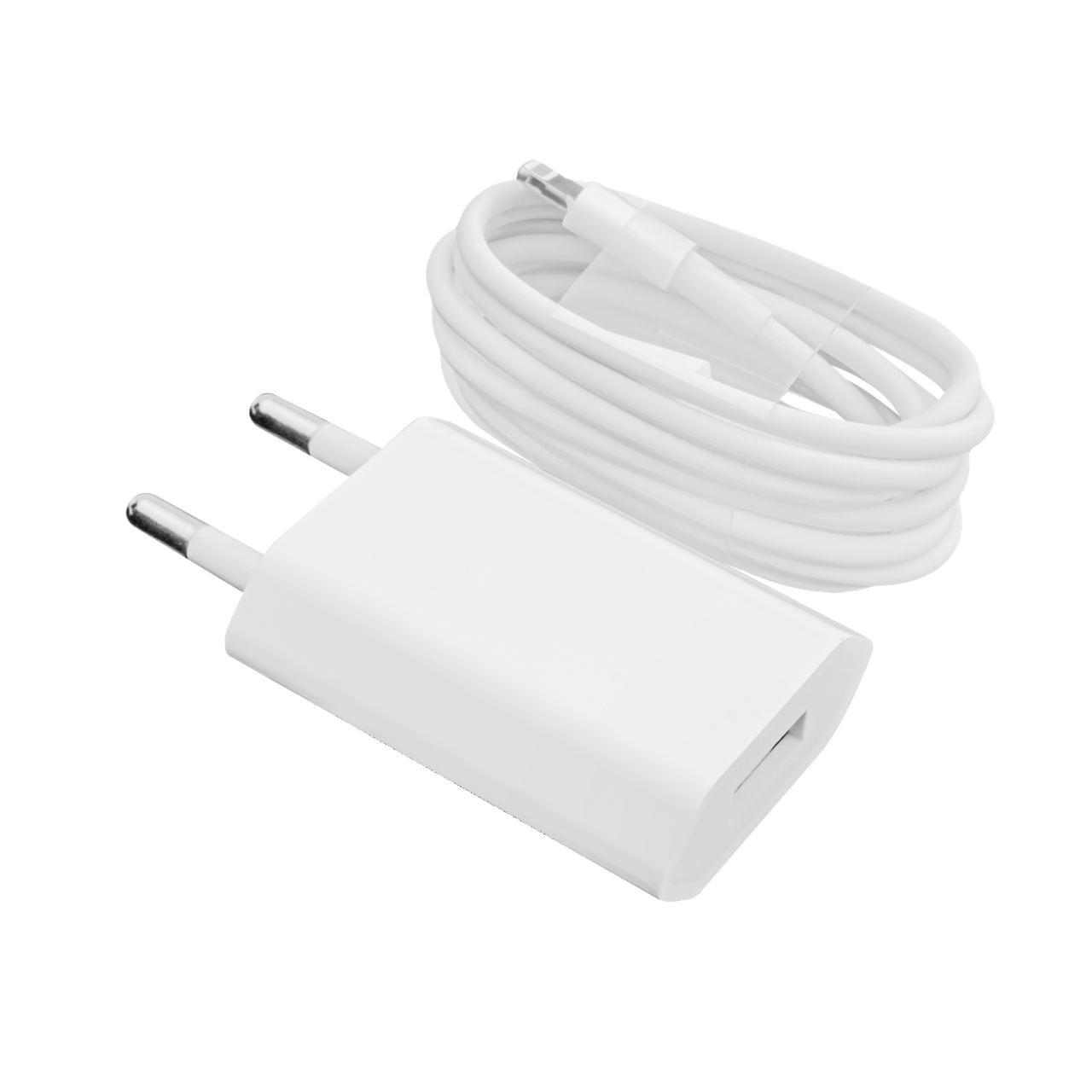 Устройство/кабель зарядное Lighting LP АС-005 USB 5V 1A ОЕМ White