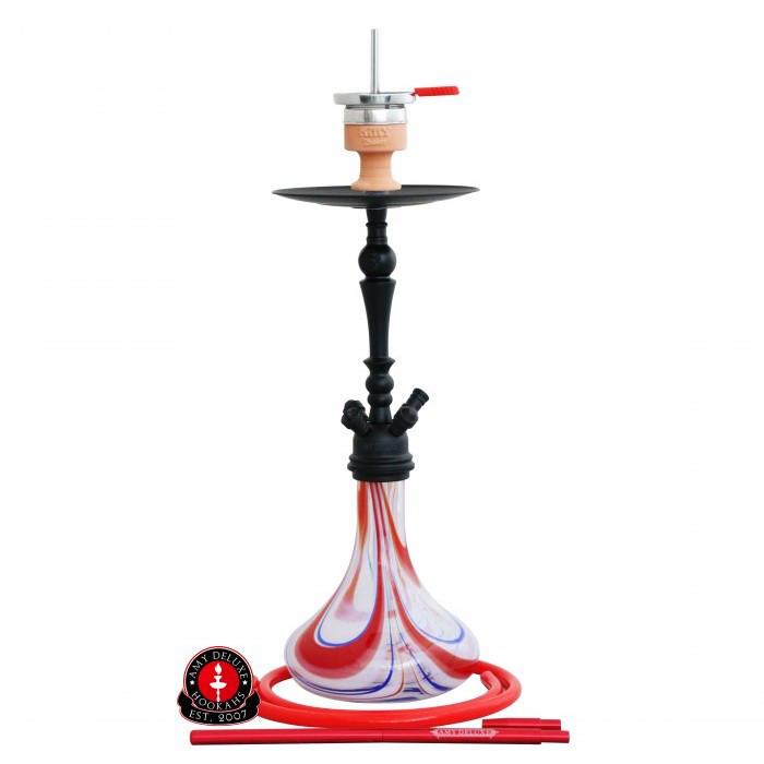 Кальян AMY Deluxe 057 Globe на 1 персону 76 см Красный (641104029)