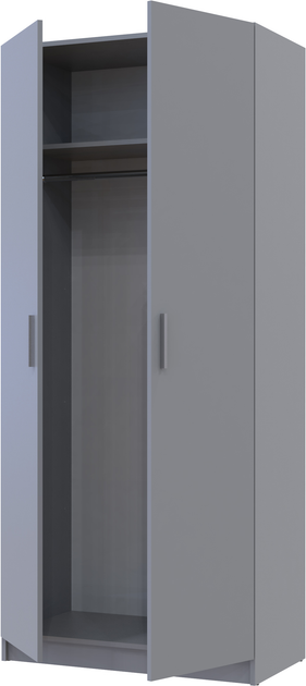 Шафа Doros Promo 90х48х204 см Сірий (80737764) - фото 2 Шафа Doros Promo 90х48х204 см Сірий (80737764) - фото 2