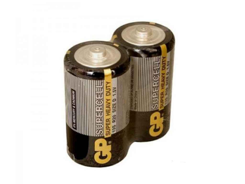 Батарейка Supercell R20 GP серая 10448 2 шт. (720576)