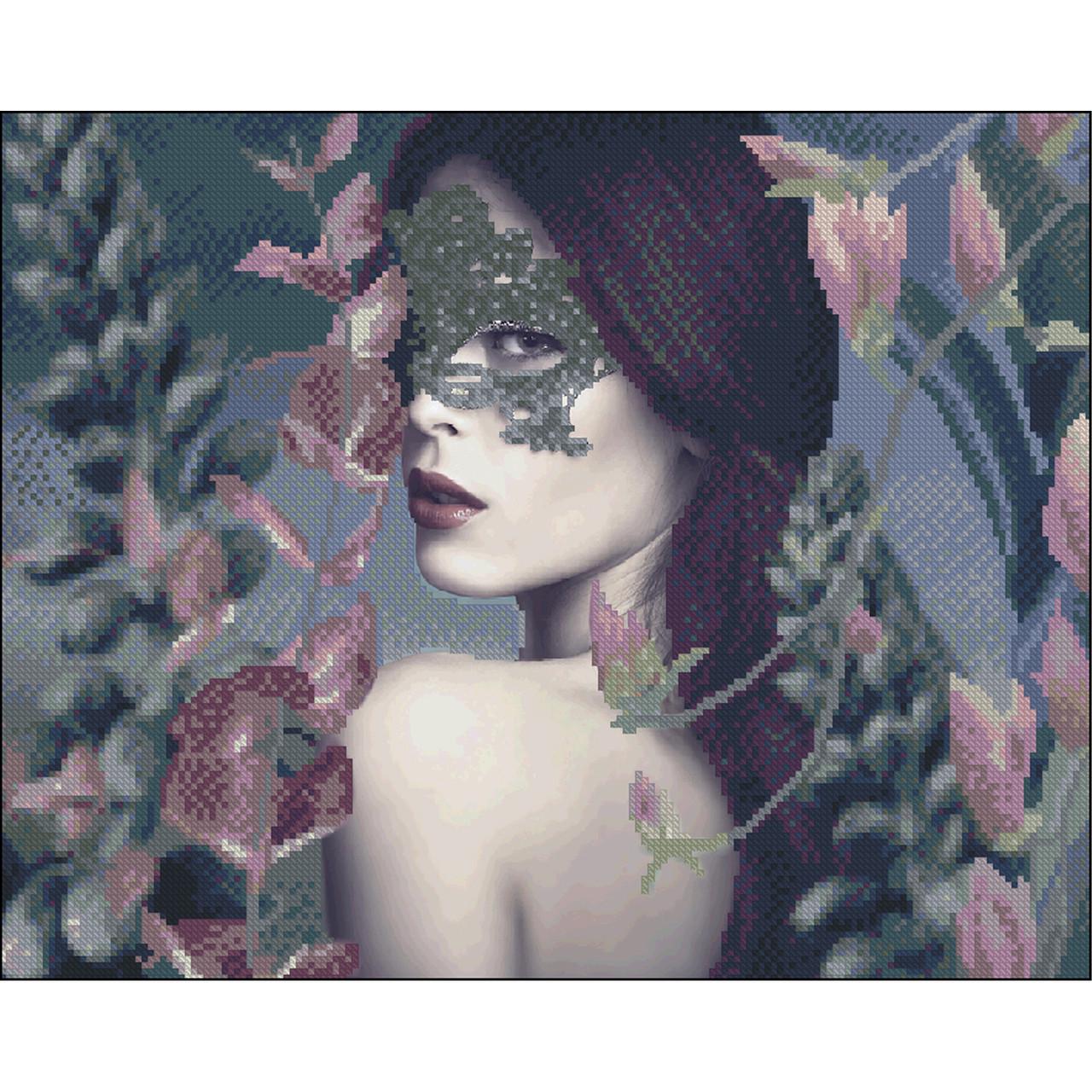 Алмазная мозаика Strateg Карнавал без подрамника 40х50 см (ZAV4050-28)