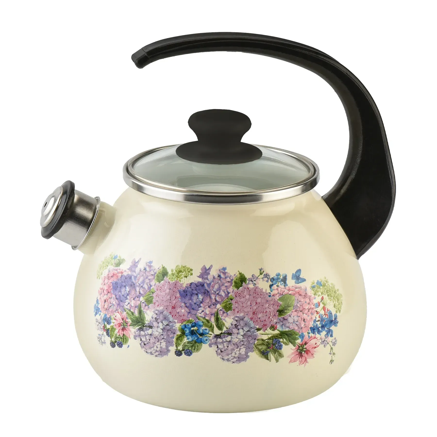 Чайник эмалированный Анабель со свистком 2,5 л (27419464)