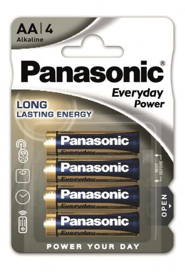 Батарейки щелочные Panasonic Everyday Power AA 4 шт. (ERC-LR6REE/4BP)