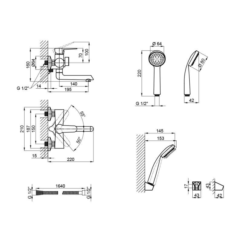 Смеситель для ванны Lidz CRM - 14 34 006 00 New SD00028236 - фото 3