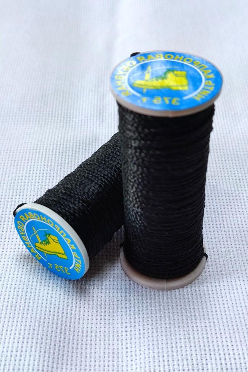 Нитки взуттєві капронові Чорний Нитки взуттєві капронові Чорний
