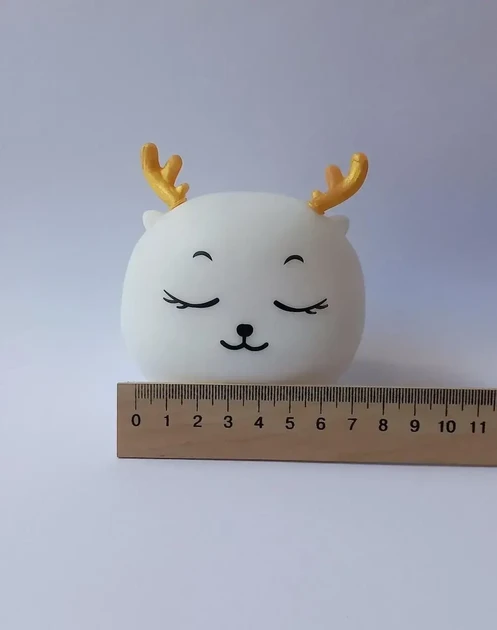 Нічник силіконовий м'який Оленя LED на акумуляторі 7 кольорів Білий (598900817) - фото 8 Нічник силіконовий м'який Оленя LED на акумуляторі 7 кольорів Білий (598900817) - фото 8