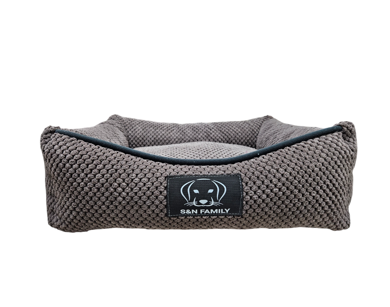 Лежанка з текстилю для великих собак Doris Brown XL 125х90х20 см Коричневий