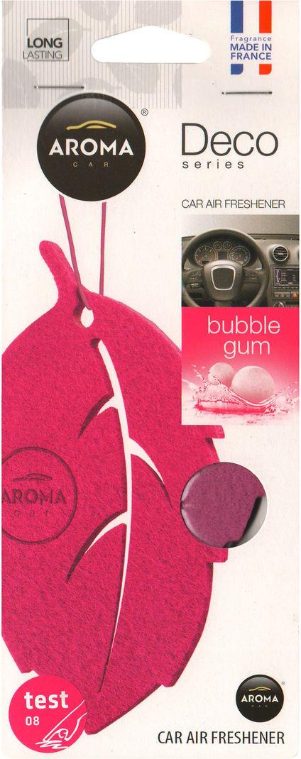Ароматизатор для авто Aroma Car Deco Bubble Gum на зеркало сухой (0398610) Ароматизатор для авто Aroma Car Deco Bubble Gum на зеркало сухой (0398610)
