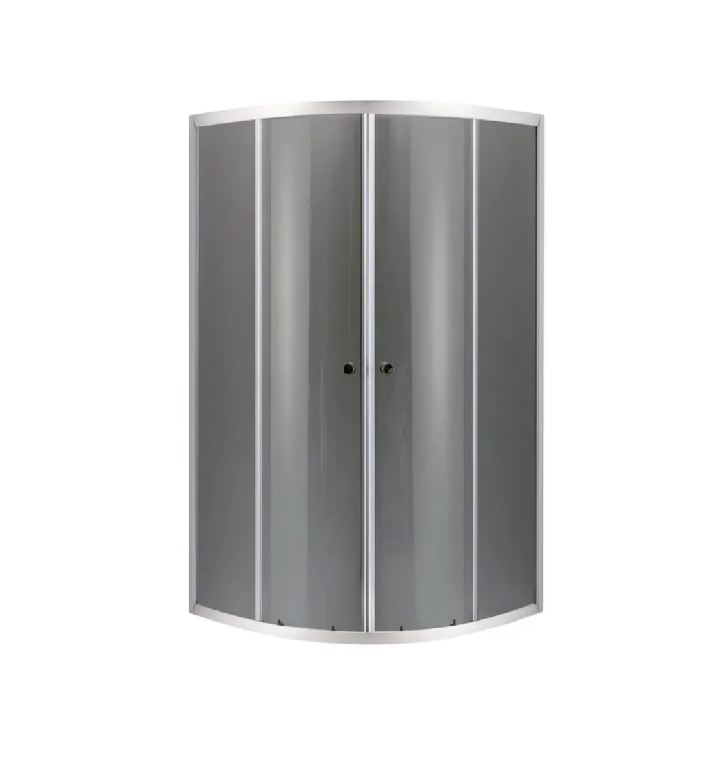 Душевая кабина без поддона MIXXUS Plain SC01-90x90x185-GR серое тонированное стекло 4 мм Chrome (MI6900)