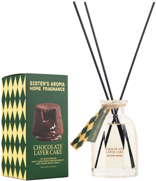 Аромат для дому Sister`s Aroma Chocolate layer cake 140 мл (4820227786312)