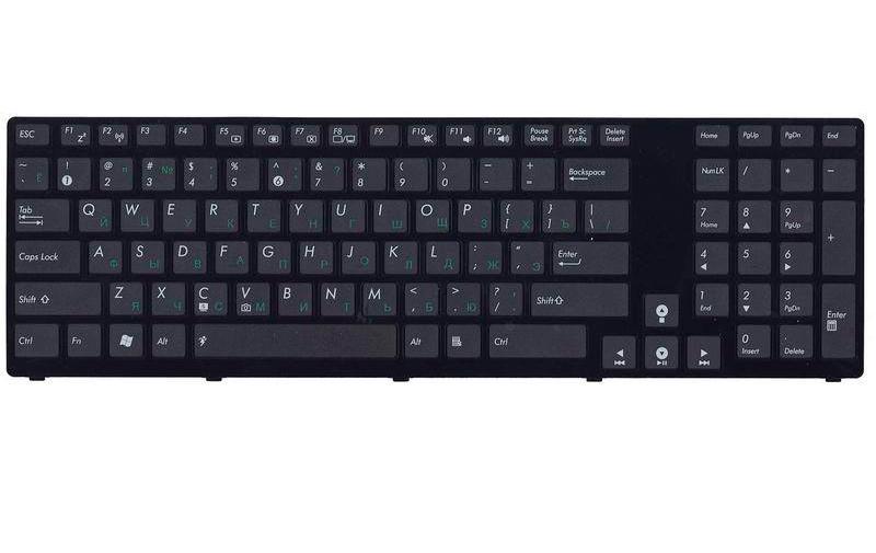 Клавиатура для ноутбука Asus K93 Black