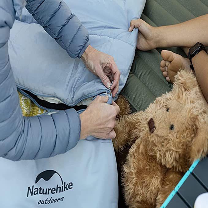 Спальний мішок дитячий Naturehike С300 NH21MSD01 Блакитний - фото 4