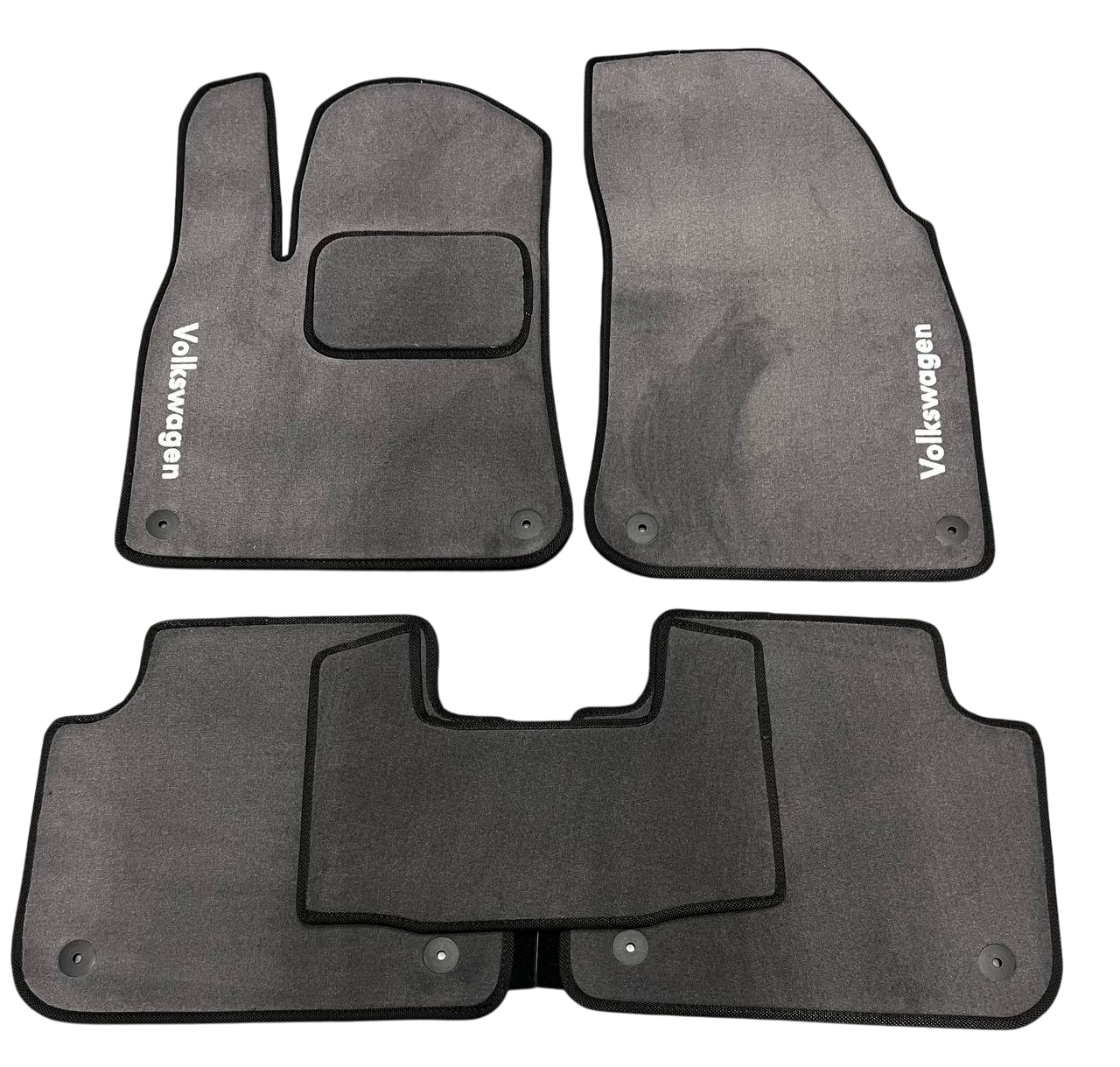 Килимки в салон ворсові для Volkswagen Touareg III 2018-2023 Ворс Фортуна 5 шт. Чорний (27326808)