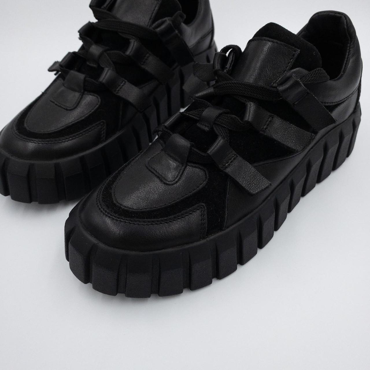 Кеды Bistfor натуральная кожа р. 39 Черный (16019/99/846) - фото 4 Кеды Bistfor натуральная кожа р. 39 Черный (16019/99/846) - фото 4