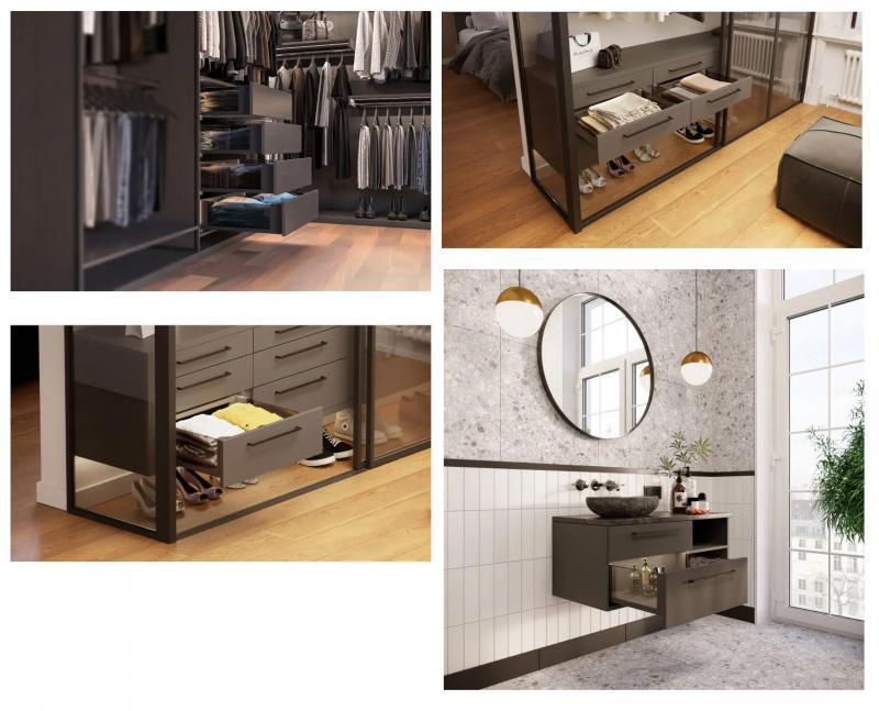 Висувна шухляда Axis Pro GLASS середній-B L 500 мм H 120 мм Графіт (PB-AXISPRO-GLASS-KPL500B) - фото 5 Висувна шухляда Axis Pro GLASS середній-B L 500 мм H 120 мм Графіт (PB-AXISPRO-GLASS-KPL500B) - фото 5