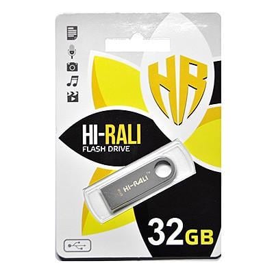 Флеш-накопитель USB Hi-Rali 32 Gb Shuttle series Silver (1156632001)