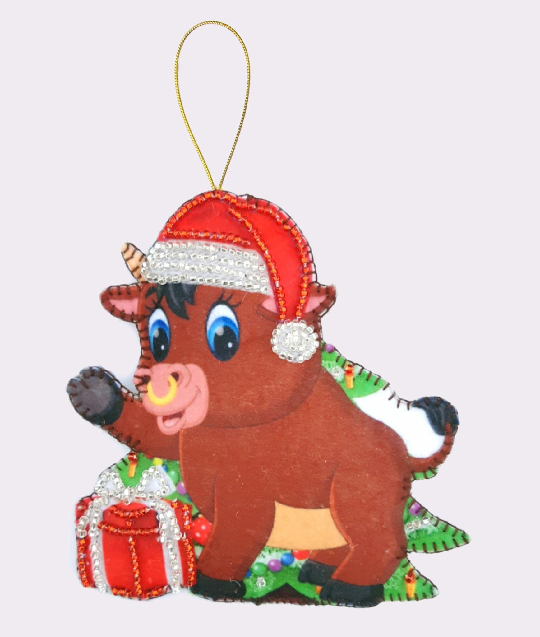 Набір для вишивання бісером BUTTERFLY F146 Бичок 11х10 см (F146) Набір для вишивання бісером BUTTERFLY F146 Бичок 11х10 см (F146)