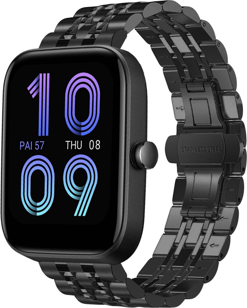 Браслет металлический Spinye для Amazfit Bip 3/Pro Black (29168-2B)