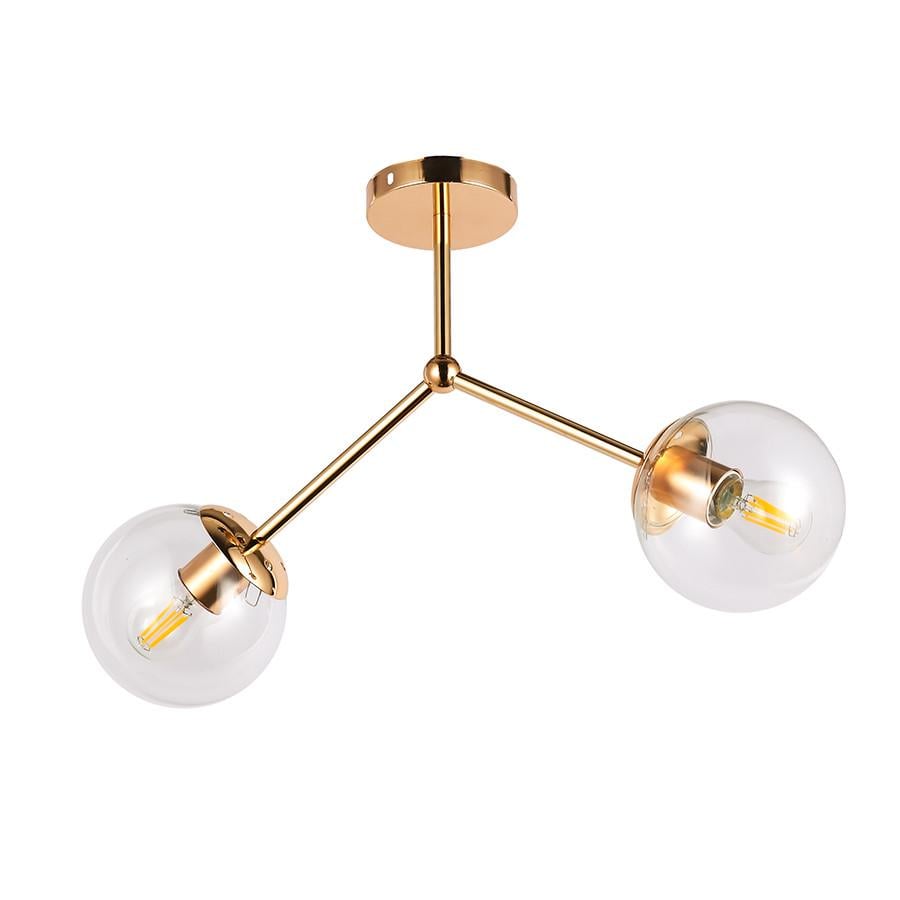 Люстра 7529811-2 GD/CL Золотий/Прозорий - фото 1 Люстра 7529811-2 GD/CL Золотий/Прозорий - фото 1