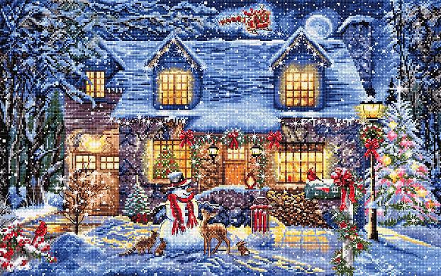 Набор для вышивки крестиком L8030 Cottage Glow Letistitch Набор для вышивки крестиком L8030 Cottage Glow Letistitch